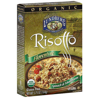 Lundberg Family Farms Spinach & Mushroom Florentine Rice, 5.75 oz (Pack of 6)