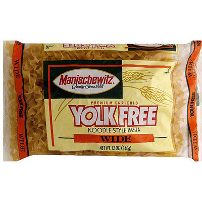 Manischewitz Wide Yolk Free Noodle Style Pasta, 12 oz (Pack of 12)