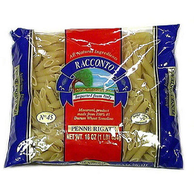 Racconto Penne Rigate Pasta, 16 oz (Pack of 20)