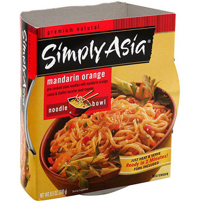 Simply Asia Mandarin Orange Noodle Bowl, 8.5 oz (Pack of 6)