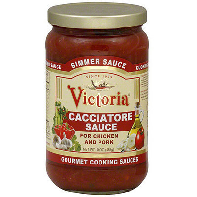 Victoria Cacciatore Simmer Sauce, 16 oz (Pack of 6)