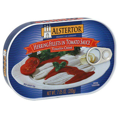 Alstertor Herring Fillets In Tomato Sauce, 7.05 oz (Pack of 10)