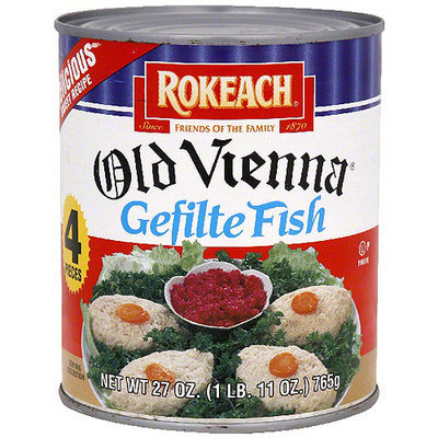 Rokeach Old Vienna Gefilte Fish, 27 oz (Pack of 6)
