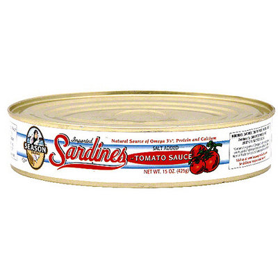 Seasons Season Tomato Sardines, 15 oz (Pack of 24)