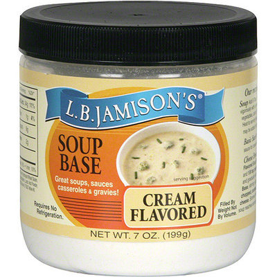 Lb Jamison L.B. Jamison's Cream Flavored Soup Base, 7 oz (Pack of 6)