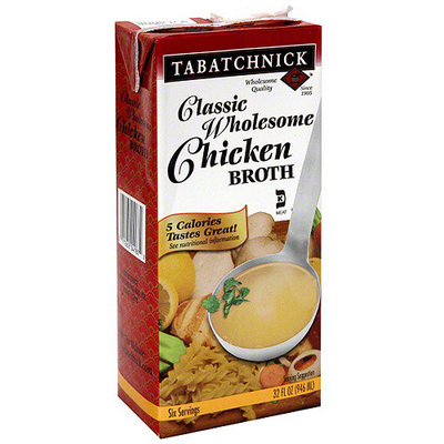 Tabatchnick Classic Wholesome Chicken Broth, 32 oz (Pack of 12)