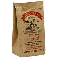 Lysander's Beef Rub, 3.8 oz (Pack of 6)