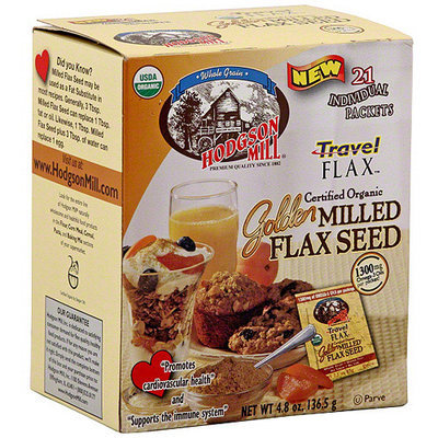 Hodgson Mill Travel Golden Milled Flax Seed, 21ct (Pack of 6)