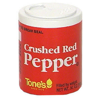 Tone's Ground Red Pepper, 0.50 oz (Pack of 6)