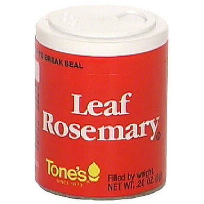 Tone's Tones Rosemary Leaf, .20 oz (Pack of 6)
