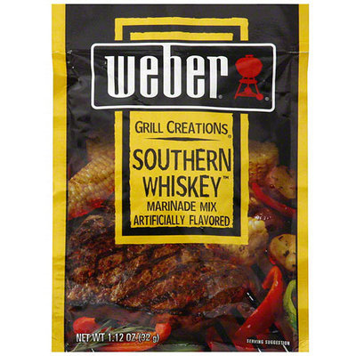 Weber Southern Whiskey Marinade Mix, 1.12 oz (Pack of 12)