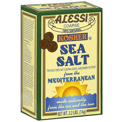 Alessi Coarse Sea Salt, 34 oz (Pack of 6)