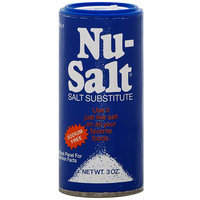Nu-Salt Substitute Salt, 3 oz (Pack of 12)