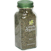 Simply Organic Basil, 0.54 oz (Pack of 6)