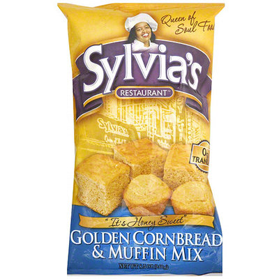 Sylvia's Restaurant Golden Cornbread & Muffin Mix, 8.5 oz (Pack of 12)