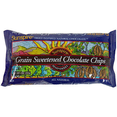Sunspire Grain Sweetened Chocolate Chips, 10 oz (Pack of 12)