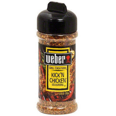 Weber Kickin Chicken Seasoning, 5.5 oz (Pack of 8)