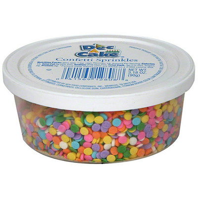 Dec-a-cake Decacake Confetti Sprinkles, 3.18 oz (Pack of 12)