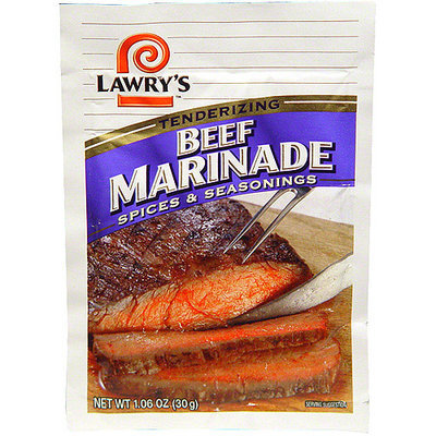 Lawry's Tenderizing Beer Marinade, 1.06 oz (Pack of 24)