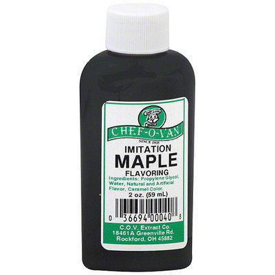 Chef O Van Chef-O-Van Imitation Maple Flavoring, 2 oz (Pack of 12)