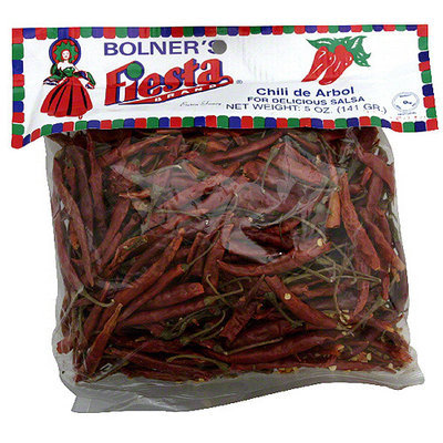 Bolner's Fiesta Brand Chili De Arbol, 5 oz (Pack of 12)