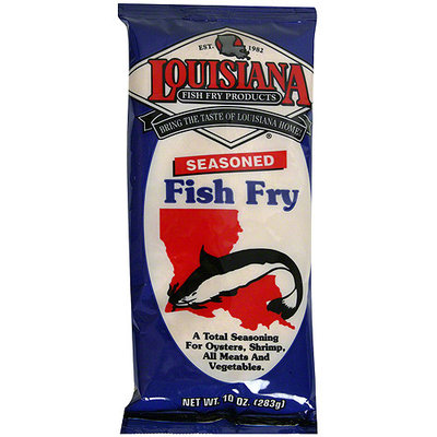 Louisiana Fish Fry Products Seasoned Fish Fry, 10 oz (Pack of 12)