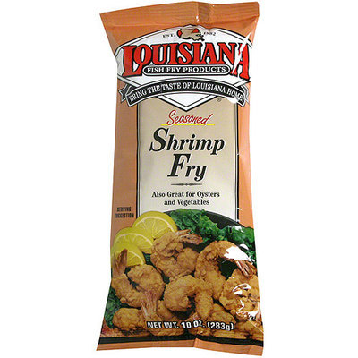 Louisiana Fish Fry Products Seasoned Shrimp Fry, 10 oz (Pack of 12)