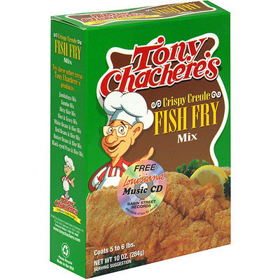 Tony Chachere's Crispy Creole Fish Fry Mix, 10 oz (Pack of 12)