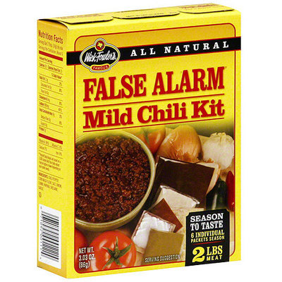Wick Fowler's False Alarm Mild Chili Kit, 3.03 oz (Pack of 12)