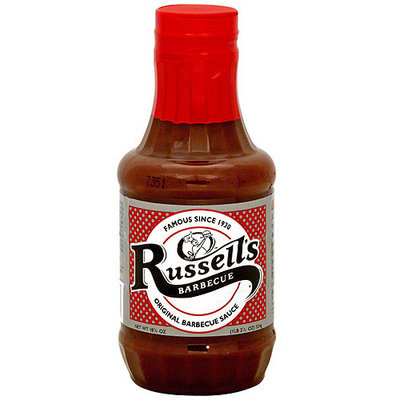 Russell's Barbecue Original Barbecue Sauce, 18.5 oz (Pack of 12)