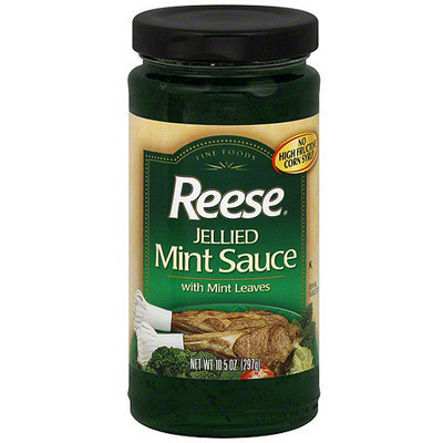 Reese Jellied Mint Sauce With Mint Leaves, 10.5 oz (Pack of 6)