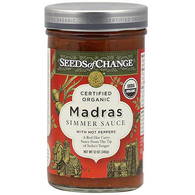 Seeds Of Change Madras With Hot Peppers, 12 oz (Pack of 6)