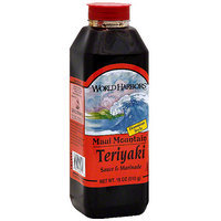 World Harbors Maui Mountain Teriyaki Marinade & Sauce, 16 oz (Pack of 6)