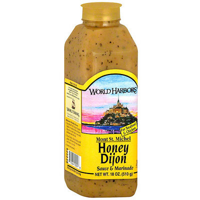 World Harbors Mont St. Michel Honey Dijon Marinade, 16 oz (Pack of 6)