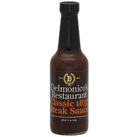 Delmonico's Restaurant Classic 1837 Steak Sauce, 11 oz (Pack of 6)