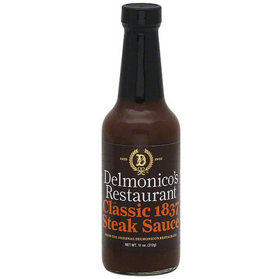 Delmonico's Restaurant Classic 1837 Steak Sauce, 11 oz (Pack of 6)