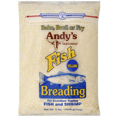 Andy's Seasoning Yellow Fish Breading, 5 lb (Pack of 6)