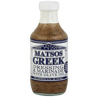 Matsos Dressing & Marinade With Olive Oil, 16 oz (Pack of 6)