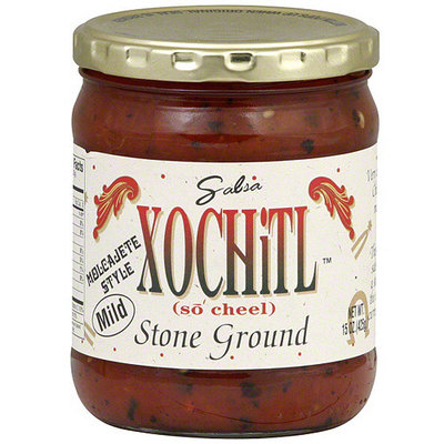 Xochitl Stone Ground Mild Salsa, 15 oz (Pack of 6)