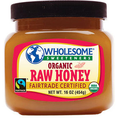 Wholesome Sweeteners Organic Raw Honey, 16 oz (Pack of 6)