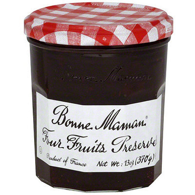 Bonne Maman Four Fruits Preserves, 13 oz (Pack of 6)