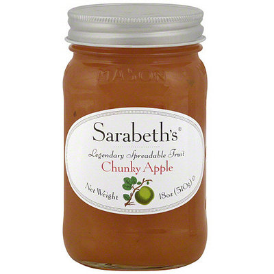 Sarabeth's Chunky Apple Spreadable Fruit, 18 oz (Pack of 6)