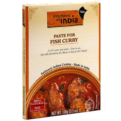 Kitchens Of India Paste For Fish Curry, 3.5 oz (Pack of 6)