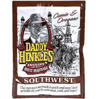 Daddy Hinkle's Southwest Cumin & Oregano Meat Marinade, 1.5 oz (Pack of 24)