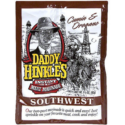Daddy Hinkle's Southwest Cumin & Oregano Meat Marinade, 1.5 oz (Pack of 24)