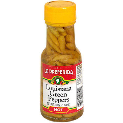 La Preferida Louisiana Green Peppers, 6 oz (Pack of 12)