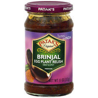 Patak's Brinjal Sweet & Spicy Medium Egg Plant Relish, 11 oz (Pack of 6)