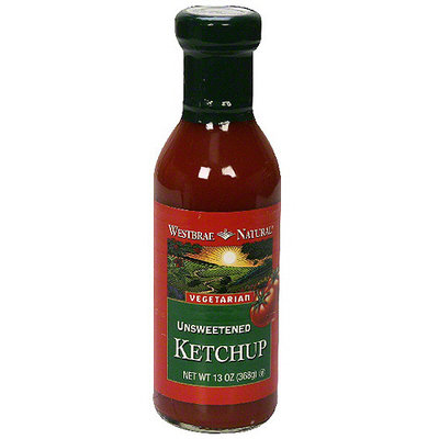 Westbrae Natural Unsweetened Ketchup, 13 oz (Pack of 6)