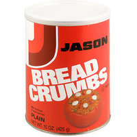 Jason Plain Bread Crumbs, 15 oz (Pack of 12)