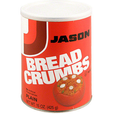Jason Plain Bread Crumbs, 15 oz (Pack of 12)